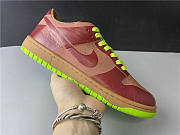 Nike Dunk Low 1-Piece Laser Varsity Red Chartreuse 311611-661 - 4