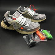 Nike OFF-WHITE x Nike Air Presto 2.0 light gray color - 5