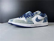 Air Jordan 1 Low Washed Denim (GS) DM8947-100 - 5