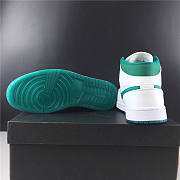 Air Jordan 1 Mid White Mystic Green CD6759-103 - 4