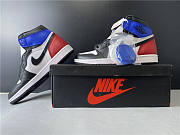 Air Jordan 1 High SP Top 3 2.0 white black red blue genuine  - 4