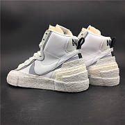 Nike Blazer Mid sacai White Grey BV0072-100 - 4