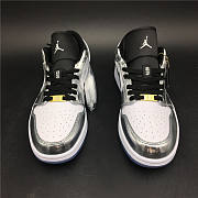 Air Jordan 1 Silver Low Top Update Original Material  - 6