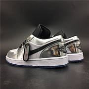 Air Jordan 1 Silver Low Top Update Original Material  - 3
