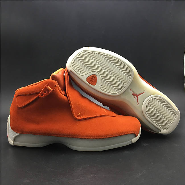 AIR JORDAN 18 Retro 'Orange Suede'  - 1