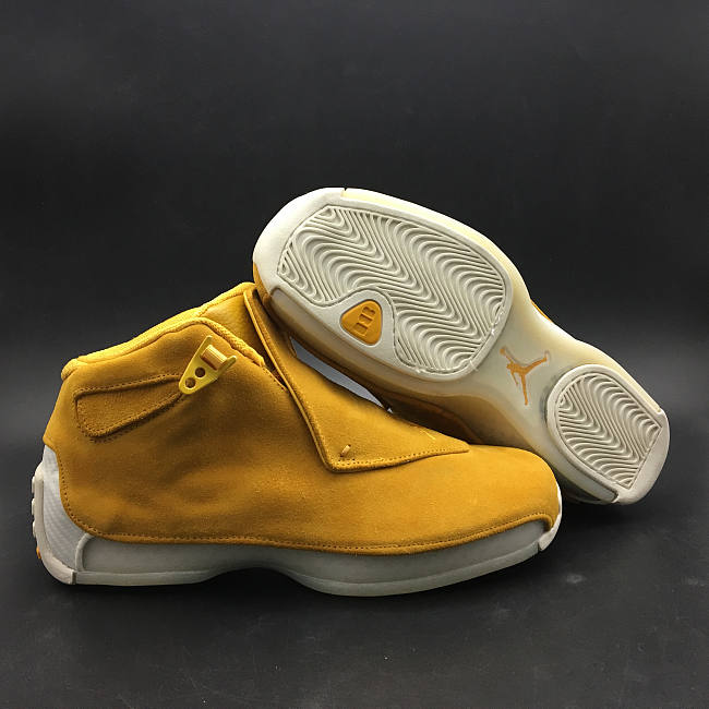  Air Jordan 18 Yellow Suede - 1