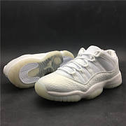 Air Jordan 11 Retro Low Heiress Pure Platinum (GS) 897331-100 - 2