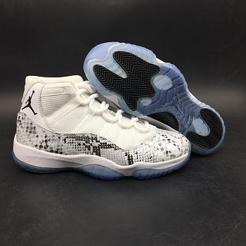 Air Jordan 11 High Retro White Snakeskin 