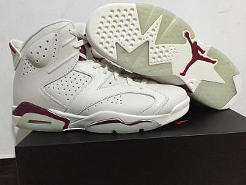 Air Jordan 6 Maroon 384664-1169