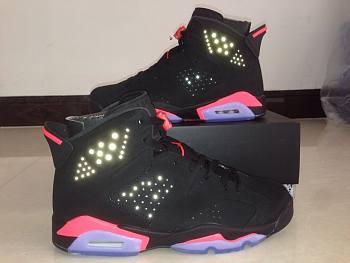 Air Jordan 6 Retro Infrared Black  384664-023