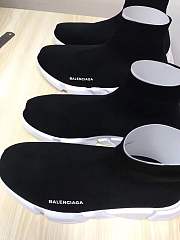 Balenciaga Speed Trainer Mid Black White (W) 454484 W05G0 1000 - 6
