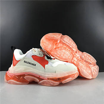 Balenciaga Triple S white and red  544351 W09E1 4552