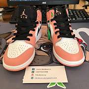 Air Jordan 1 Mid Pink Quartz (GS) 555112 603 - 5
