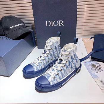 Dior B23 High Top Blue Oblique 