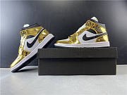 Air Jordan 1 Mid Gold 554727-156 - 4