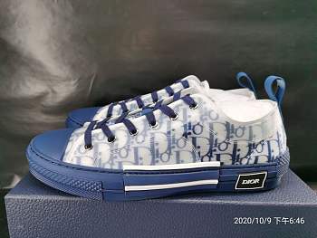 Dior B23 High Low Blue Oblique 3SH118YNT_H565