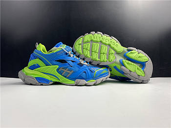 Balenciaga Track Silver Green Blue 570391 W2GN3 4030