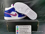 Air Jordan 1 Mid Hyper Royal Hyper Violet 554724-451  - 5