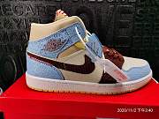 Air Jordan 1 Mid SE Fearless Maison Chateau Rouge CU2803-200 - 5
