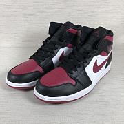Air Jordan 1 Mid Bred Toe 554724-066 - 5