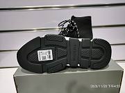 Balenciaga Speed Trainer Lace Up Black White Black (W) 517319W07U01000 - 2