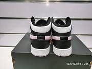Air Jordan 1 Mid White Black Light Arctic Pink (GS)  555112-103 - 4