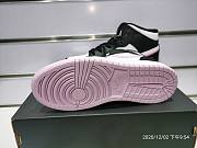 Air Jordan 1 Mid White Black Light Arctic Pink (GS)  555112-103 - 3