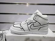 Air Jordan 1 Mid Iridescent Reflective White CK6587-100 - 4
