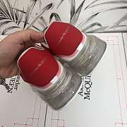 Alexander McQueen Oversized Clear Sole Lust Red  - 3