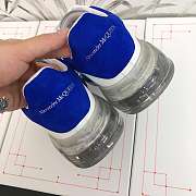 Alexander McQueen Oversized Worker Blue Sole - 4