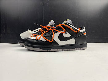Off-White x Nike Dunk Low Black and White No. CT0856 -001