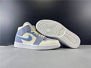 Air Jordan 1 Mid Mixed Textures Blue DA4666-100 - 5