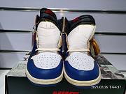 Air Jordan 1 Retro High Union Los Angeles Blue Toe (M) BV1300-146 - 2