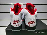 Air Jordan 5 Retro Fire Red Silver Tongue (2020) DA1911-102 - 4