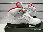 Air Jordan 5 Retro Fire Red Silver Tongue (2020) DA1911-102 - 6