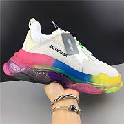 Balenciaga Triple S Clear Sole Rainbow 544351 W09E1 1895 - 4
