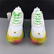 Balenciaga Triple S Clear Sole Rainbow 544351 W09E1 1895 - 2