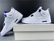 Air Jordan 4 Retro Metallic Purple ( GS )CT8527-115 - 4