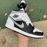 Air Jordan 1 Mid White Shadow 554724-073 - 6