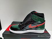 SolyFly x Air Jordan 1 black green orange AV3905-038 - 3