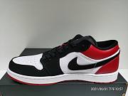 Air Jordan 1 LOW  black toe 553558-116  - 4