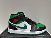 Air Jordan 1 Mid Green Toe 554724-067 - 5