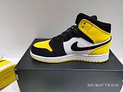 Air Jordan 1 Mid Yellow Toe Black 852542-071 - 5