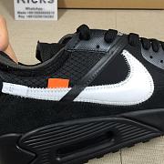 Nike Air Max 90 OFF-WHITE Black AA7293001 - 4