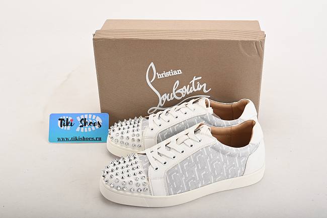 White Louis Junior Spikes Sneakers  - 1