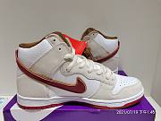 Nike SB Dunk High Sail Bright Crimson CV9499-100 - 5