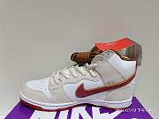Nike SB Dunk High Sail Bright Crimson CV9499-100 - 2