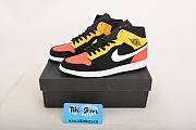 Air Jordan 1 Mid Black Amarillo Orange - 852542-087 - 4