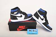Air Jordan 1 High OG Game Royal Lightning black and blue 555088-041 - 2