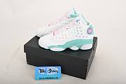 Air Jordan 13 Retro White Soar Green Pink 439358-100 - 5